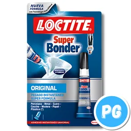 Pegante Super Bonder 5 Gramos Instantaneo Uso Para Porcelana, Metal, Cuero, Caucho, Madera, Papel Y Plastico