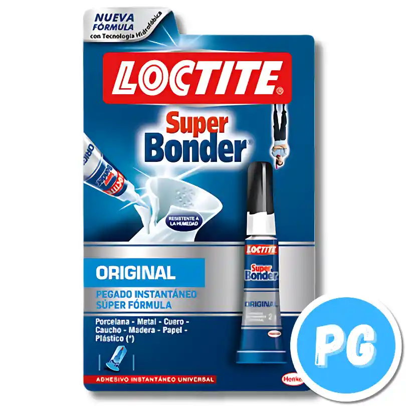 Pegante Super Bonder 5 Gramos Instantaneo Uso Para Porcelana, Metal, Cuero, Caucho, Madera, Papel Y Plastico