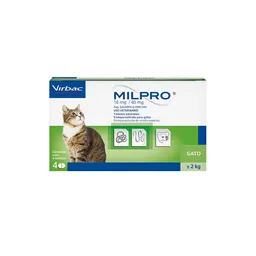 Milpro 16mg40 X4 Tabletas