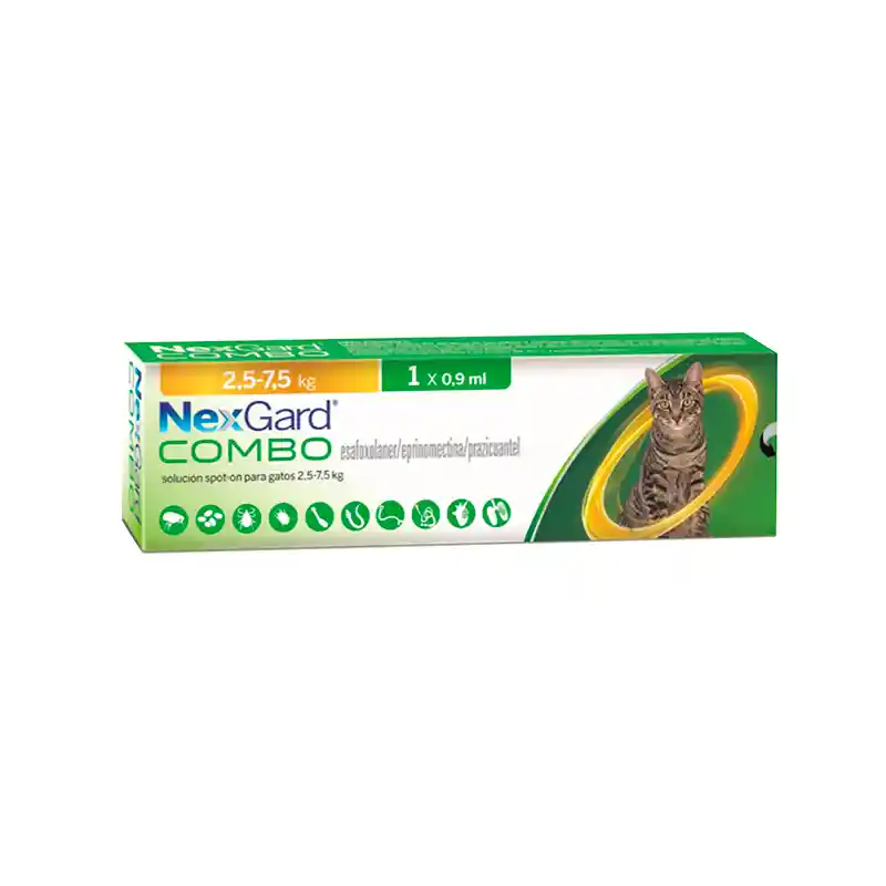Nexgard Gato 2,5 Kg A 7,5 Kg