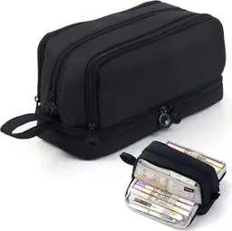 Cartuchera Extra Grande Organizador Colores 4 Compartimentos