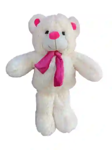 Peluche Oso Bufanda Fuscia