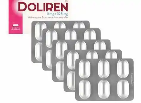 Doliren 5/325mg Sobre Por 6 Tabletas