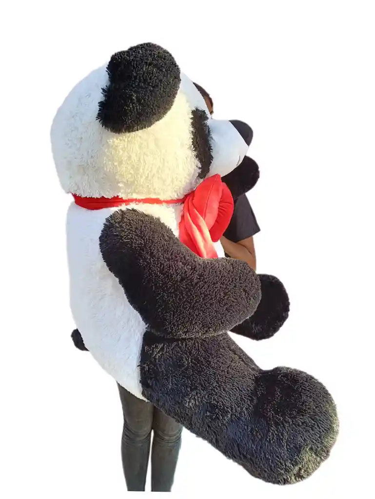 Oso Panda Moño Color Rojo