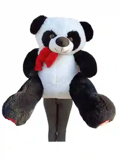 Oso Panda Moño Color Rojo
