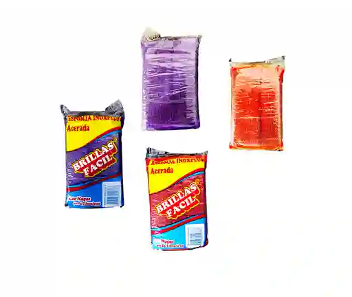 Esponjilla Acerada Para Ollas De Teflon Coloes Variados