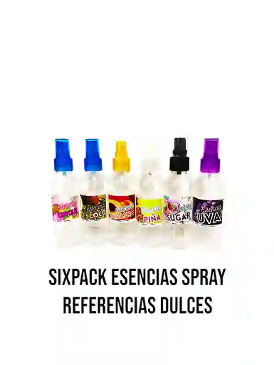 Six Pack Esencias Eliminadores De Malos Olores Referencias Dulces