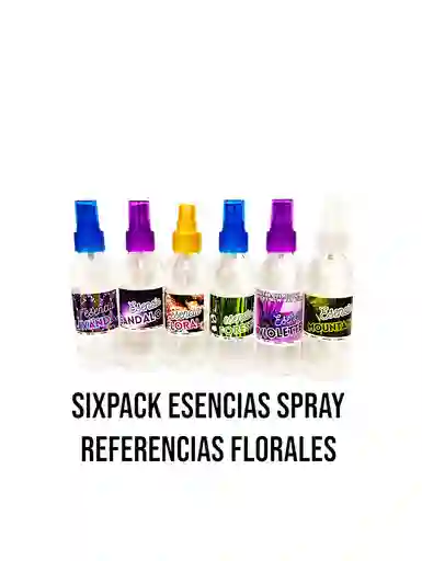 Six Pack Esencias Eliminadores De Malos Olores Referencias Florales