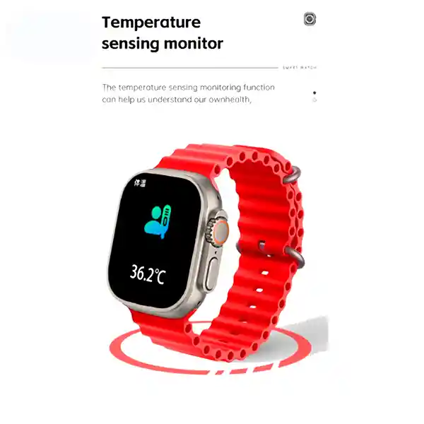 Reloj Inteligente 2 Manillas Smart Watch Para Apple Android Gama Alta