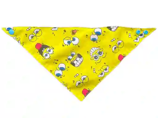 Pañoleta Perro - Diseño: Estampado / Amarillo - Talla L - Producto Nacional 🇨🇴