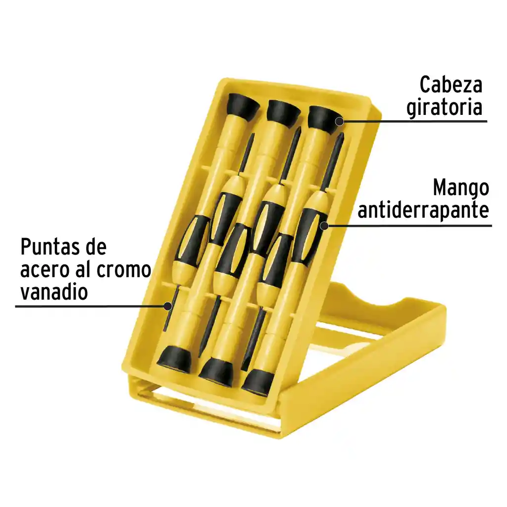 Destorniladores Precision Juego 6 Und