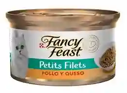 Alimento Humedo Fancy Feast Pollo Y Queso X 85 Gr