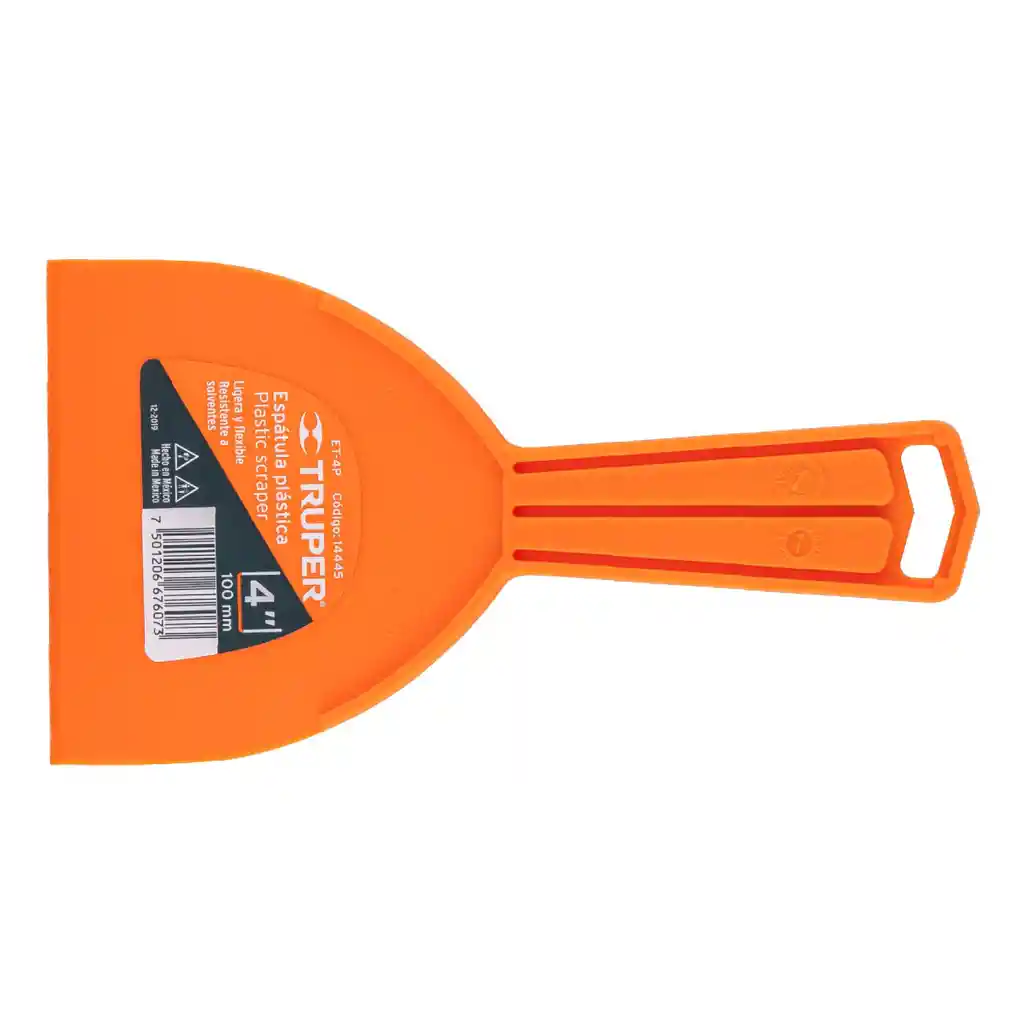 Espátula Plástica De 4", Truper