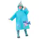 Capa Lluvia Niños Diseños Visera Impermeable Expansor Morral Tiburon
