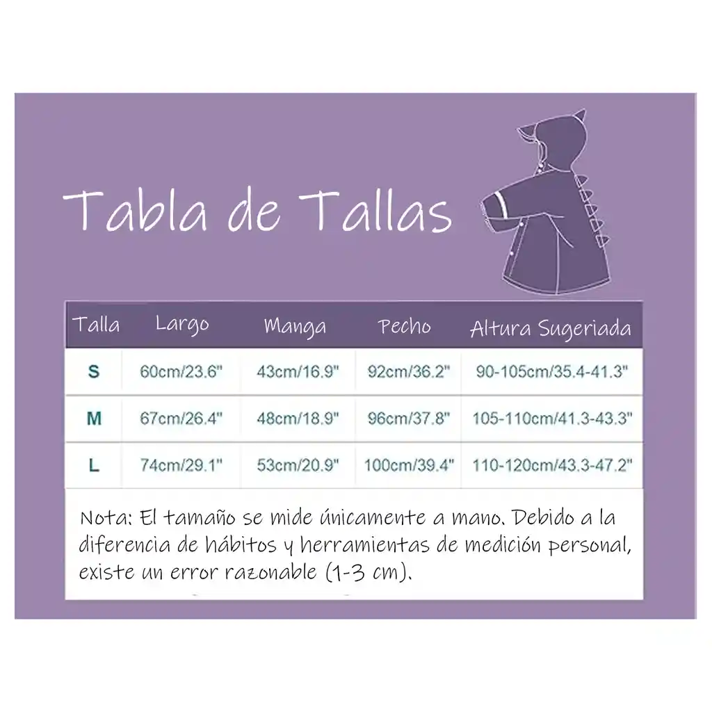 Capa Lluvia Niños Diseños Visera Impermeable Expansor Morral Tiburon