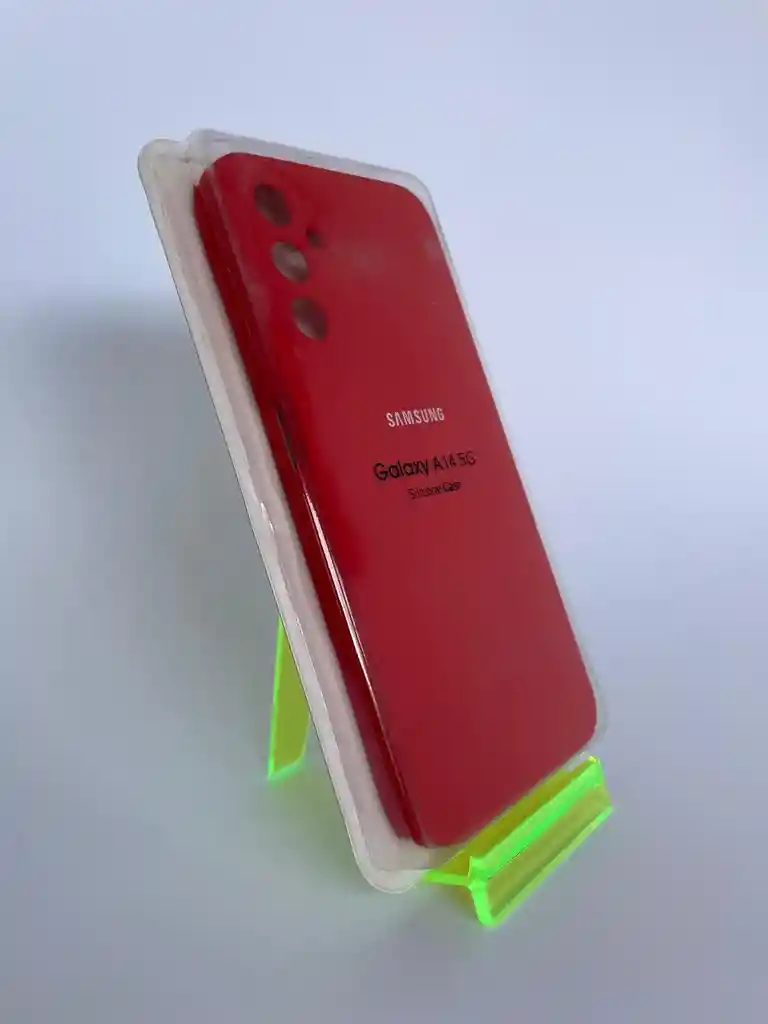 Silicon Case Samsung Galaxy A14 Rojo