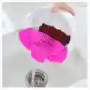 Colador Silicona Lavar Alimentos Cocina Ollas Universal Clip Morado