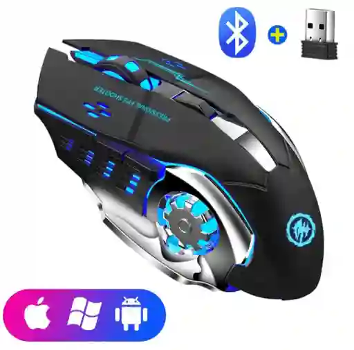 Mouse Gamer Inalámbrico Retroiluminado