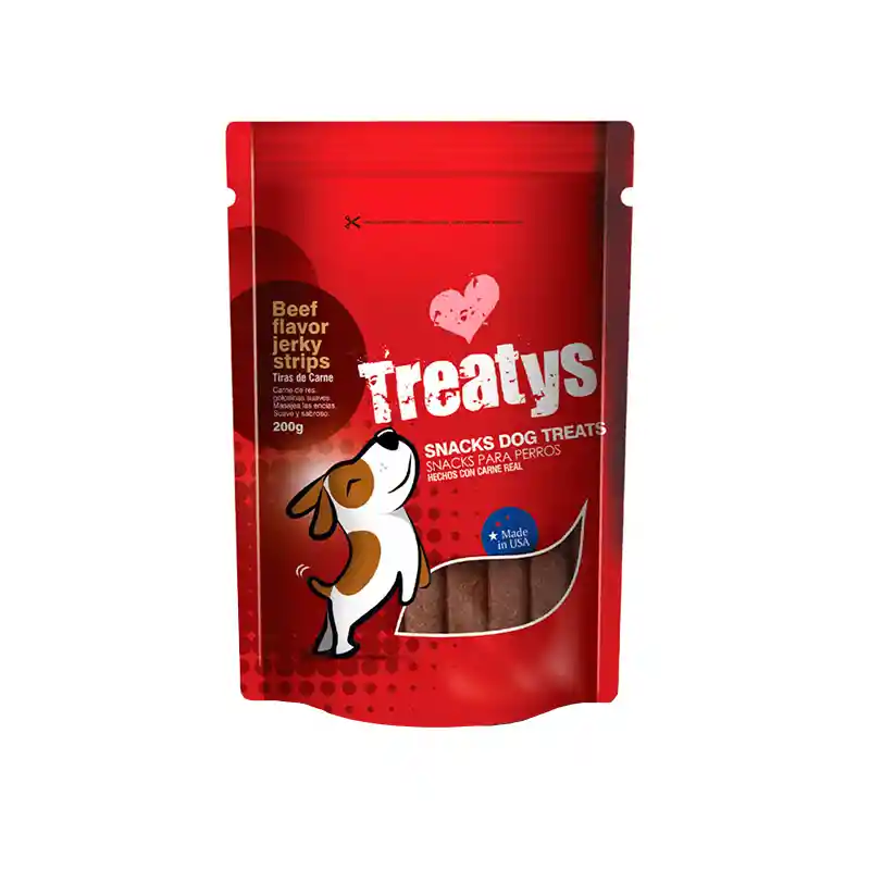 Snacks For Dog Beef Flavor Jerky Strips 200 Gr