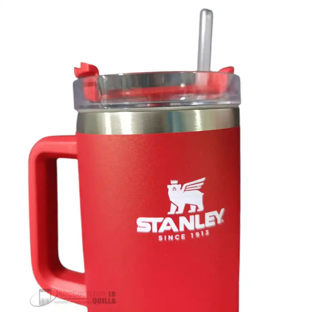 Termo Tipo Stanley 40 Oz - 1.2 Litros | Acero Inoxidable *rojo*