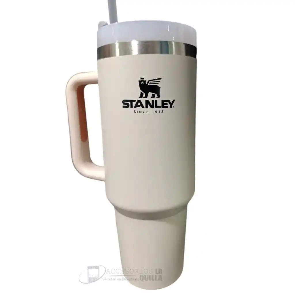 Termo Tipo Stanley 40 Oz - 1.2 Litros | Acero Inoxidable *beige*