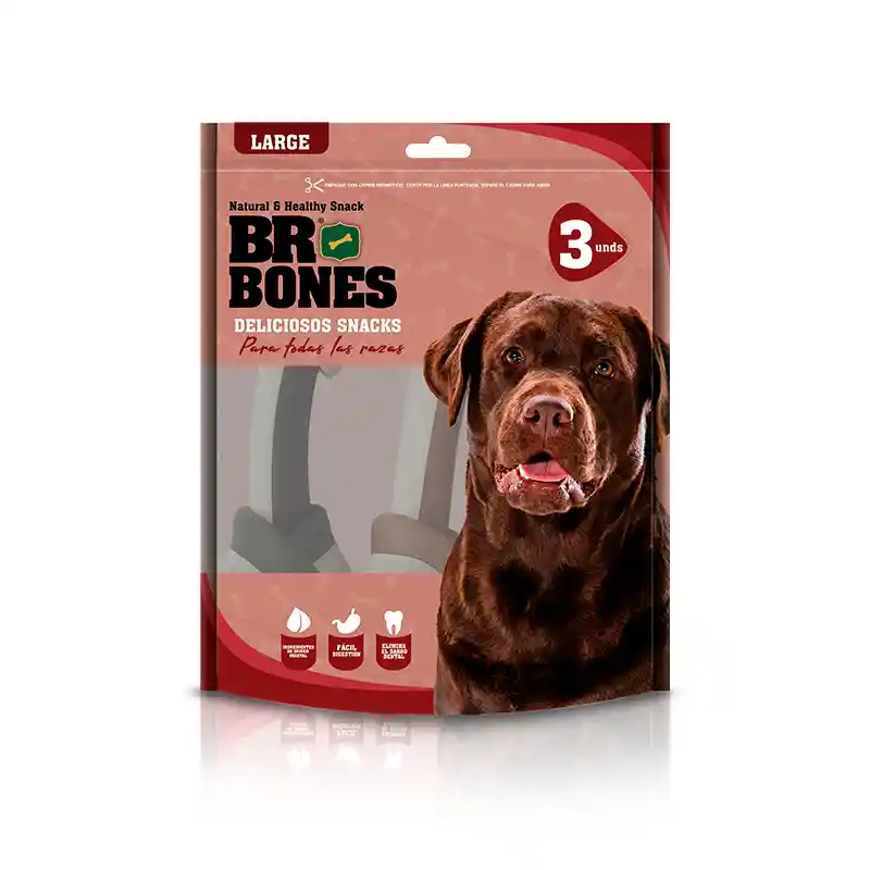 Snacks Br Bones Large X 3 Und