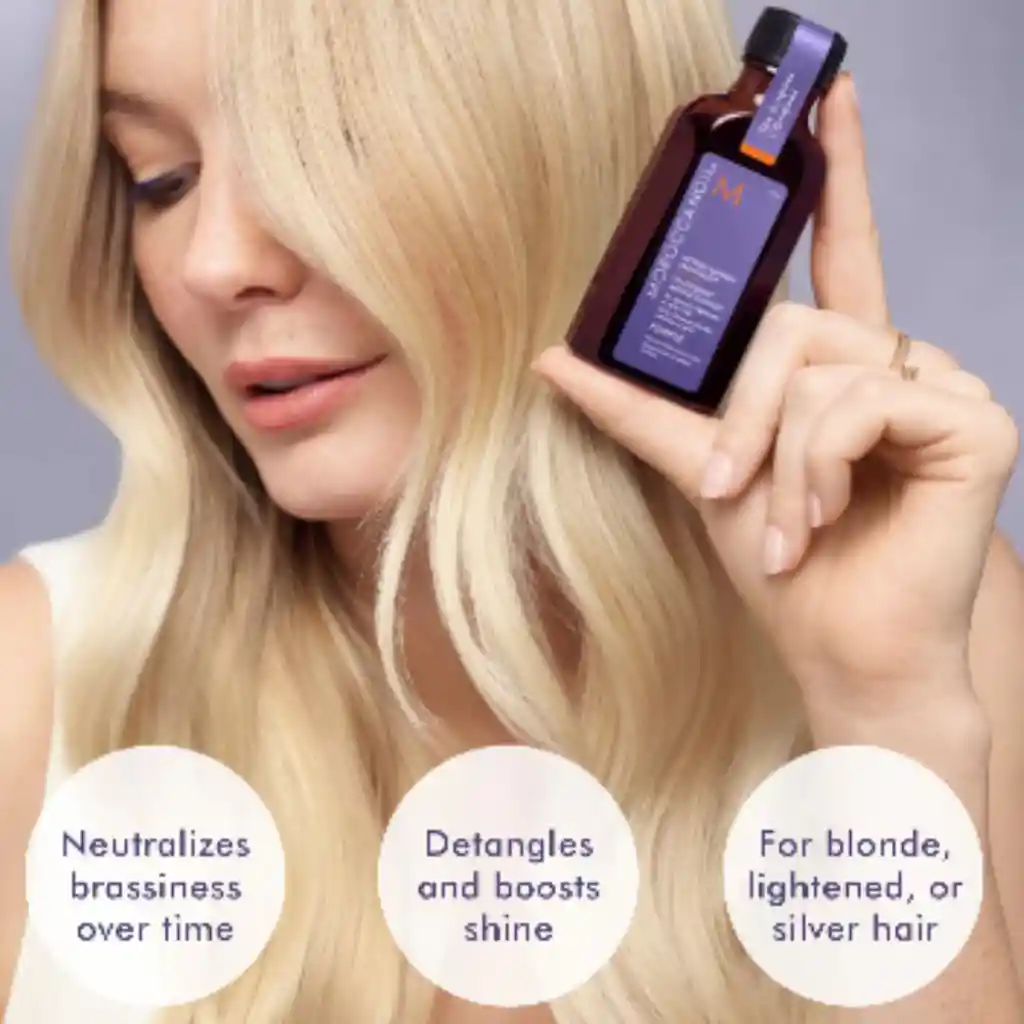 Tratamiento Moroccanoil Morado - Para Rubio