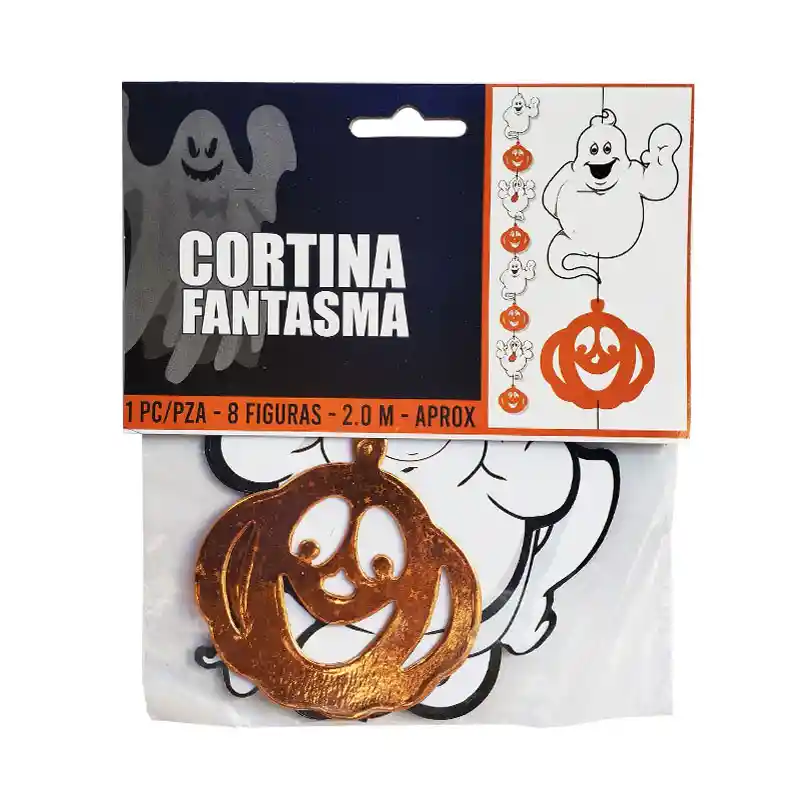 Adorno Halloween Calabaza Fantasma