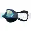 Gafas De Natación/ Tipo Careta Uv Shield Antifog-101894/ Negro - Azul Rey