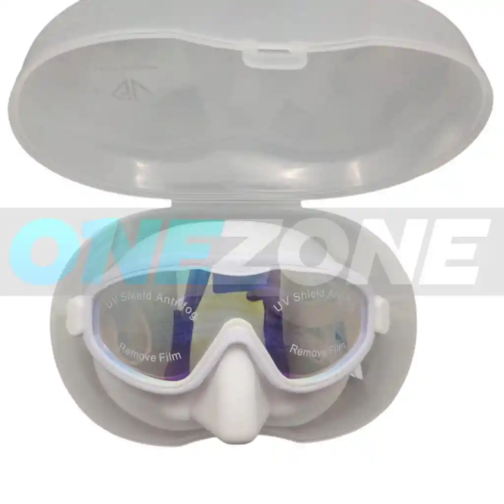 Gafas De Natación/ Tipo Careta Uv Shield Antifog-101894/ Blanco