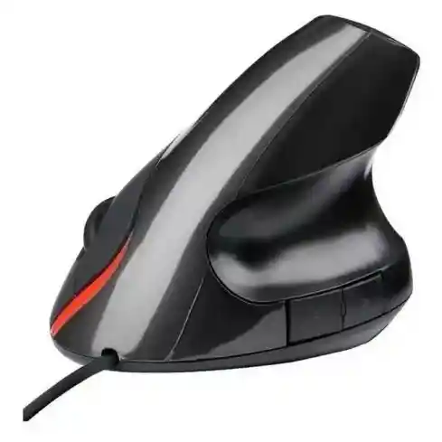 Mouse Vertical 5d Ergonómico Conexión Cable Usb