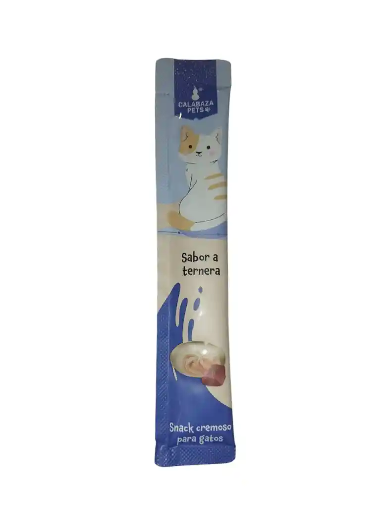 Snack Cremoso Ternera Gatos (precio Por Unidad)