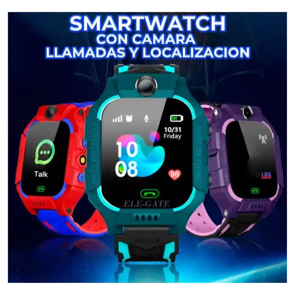 Reloj Con Gps Para Niños Localizador Smartwatch