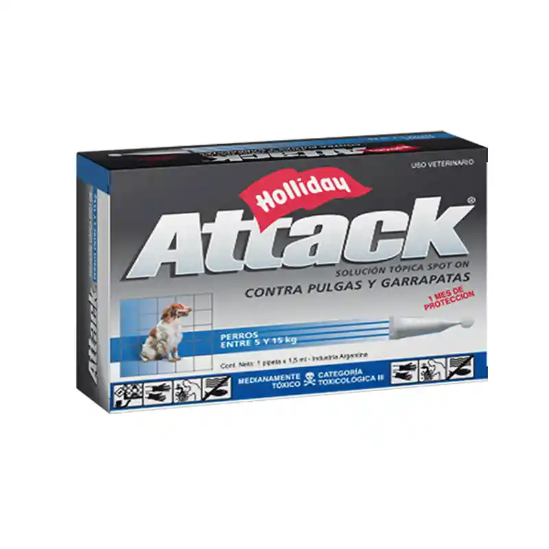 Attack Perro 5 A 15kg 1,5ml