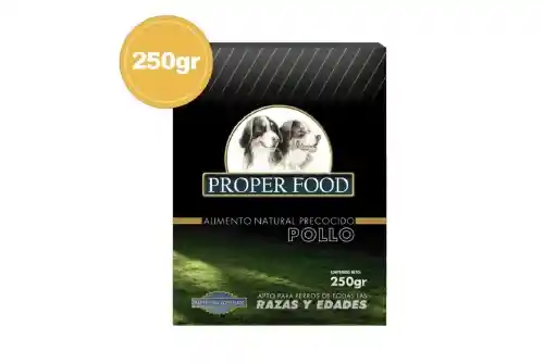 Proper Food Comida Horneada Para Perro Sabor Pollo X250gr