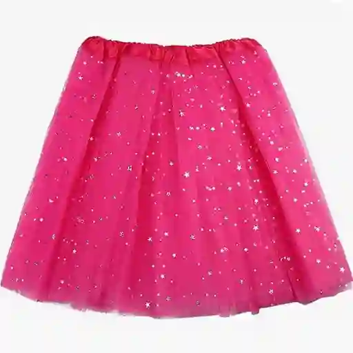 Tutu Fucsia Con Brillantes Para Adulto Halloween Disfraz