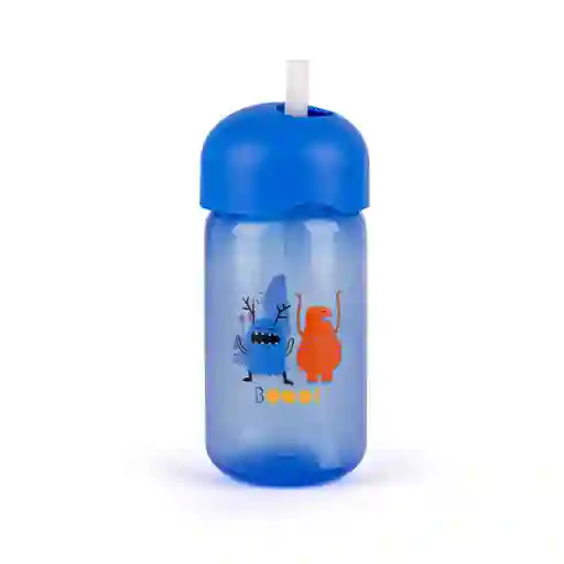 Suavinex Botella Con Pajita Boo Azul