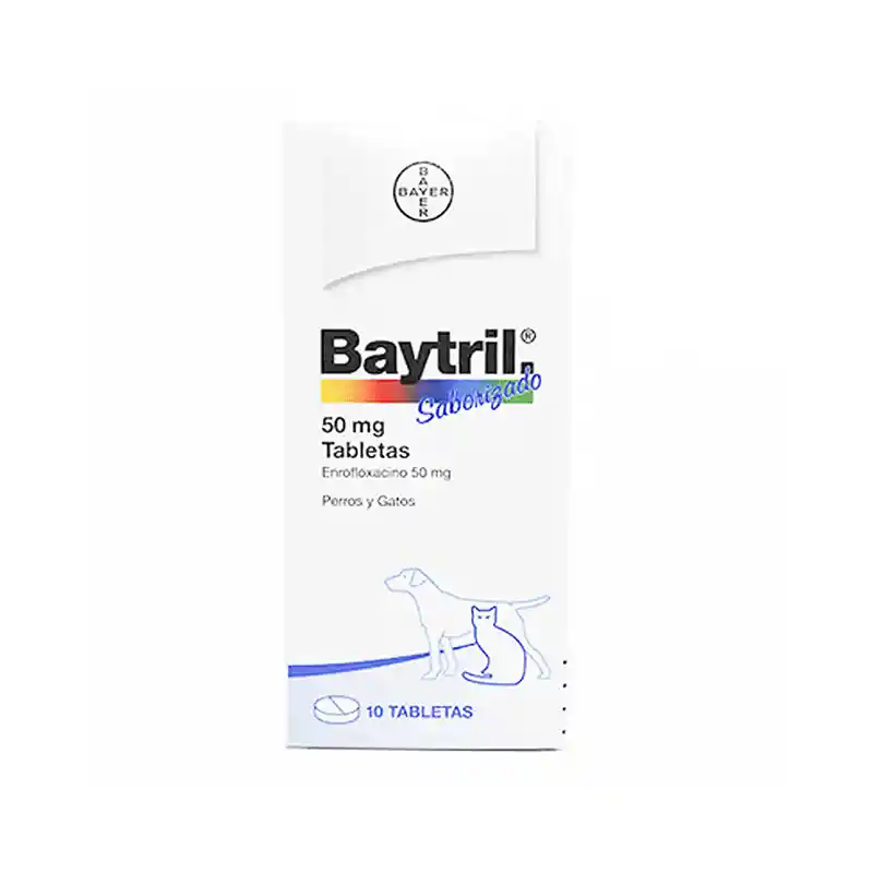 Baytril 50mg X 10 Tab