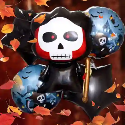 Globos De La Muerte Para Halloween X5