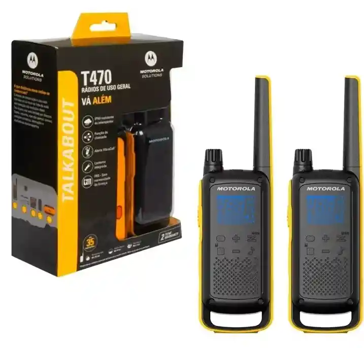 Par De Radios Teléfono Motorola T402 Mc Impermeable Original