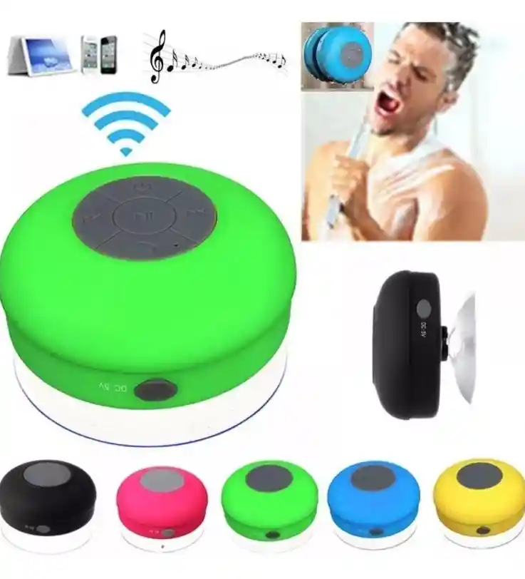 Parlante Bluetooth Para Ducha Resistente Al Agua.