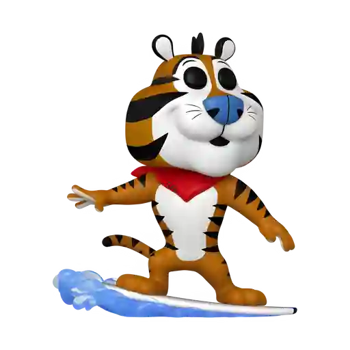 Tony The Tiger Surfing