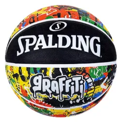 Balon Baloncesto Spalding Competicion Graffiti Color Gris