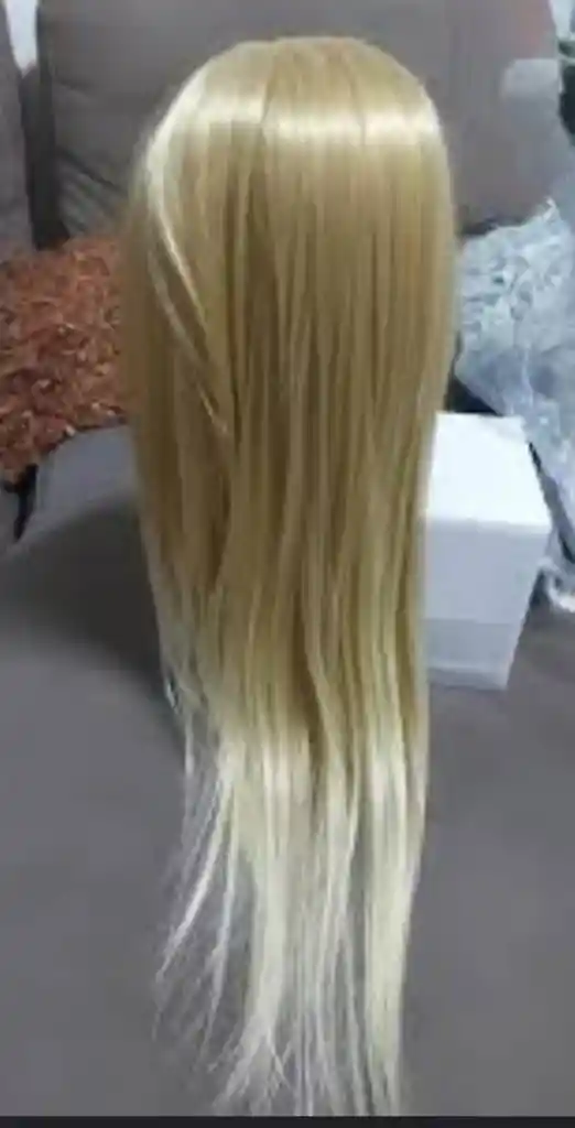 Peluca Rubia Para Mujer Accesorio Halloween