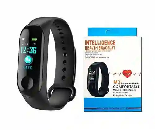 Smart Band Fitness M3 Reloj Brazalete .