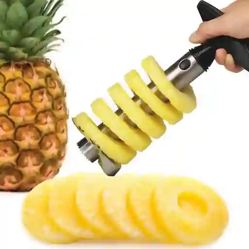 Cortador Rebanador De Piña Pelador Acero Despulpador Espiral