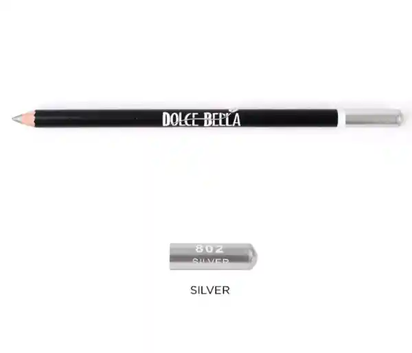 Lapiz Delineador Dolce Bella Tono Silver 802