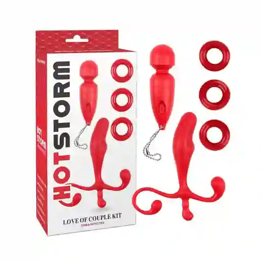 Kit Vibrador Hot Storm