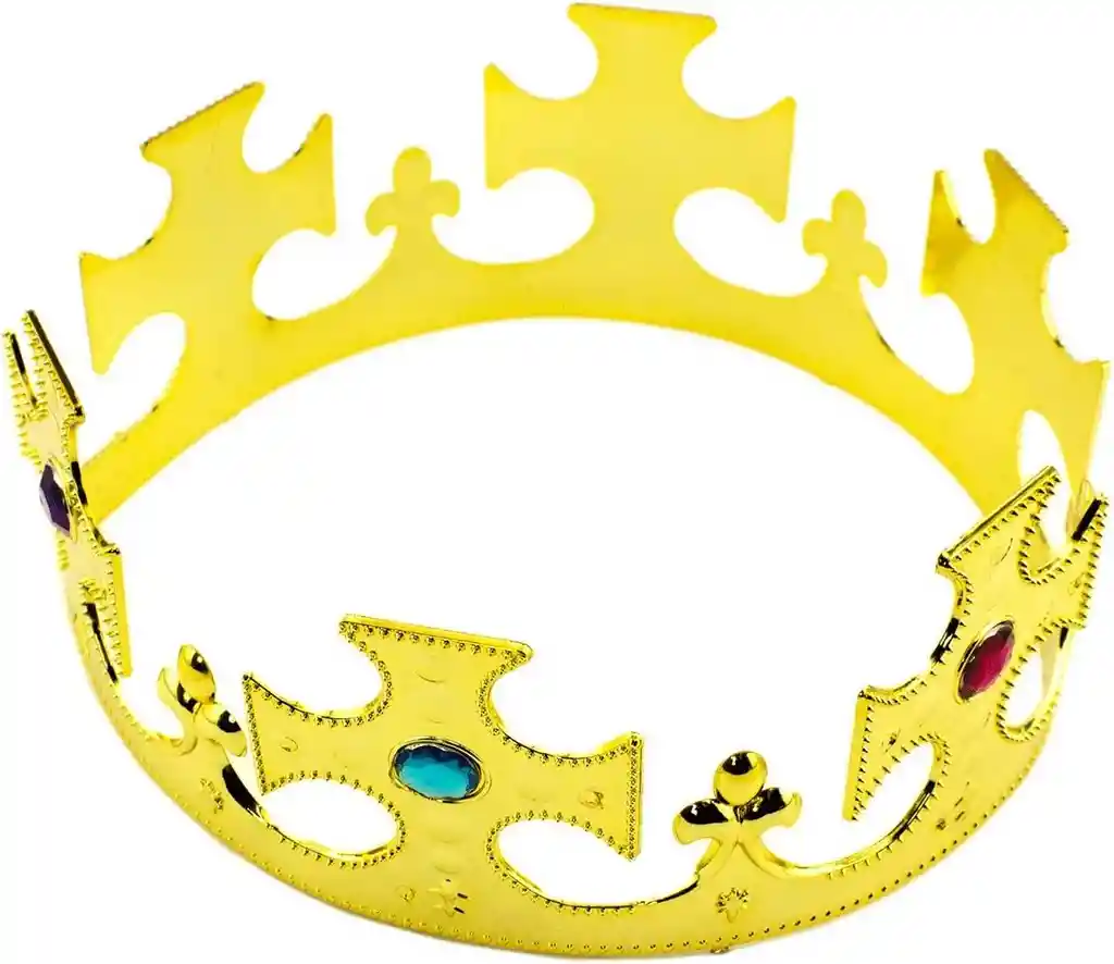 Halloween Corona De Rey Dorada Y Plateada