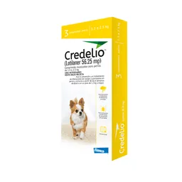 Credelio 3 Tab 1,3 A 2,5 Kg (amarillo)